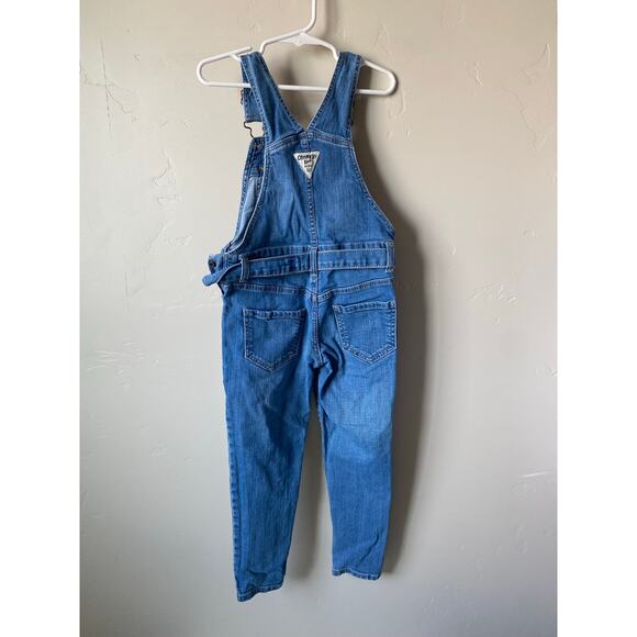 Oshkosh B'Gosh Blue Jean Denim Girls Overalls- Size 5 - Picture 6 of 6